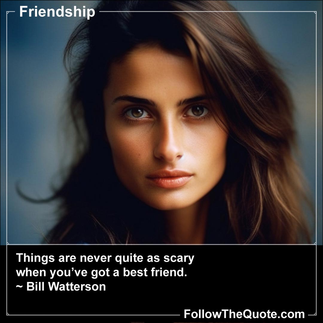 Quote: Things are never quite as scary when ...